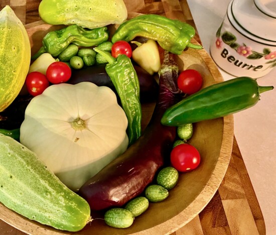 Bounty from Neilson Garden. 