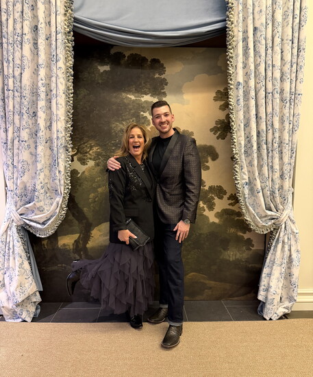 Fritizi Celentano with son Julian, VP of Operations