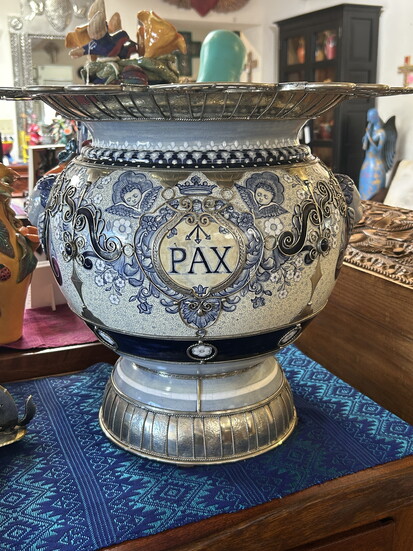 A stunning work by XXXX. Seven of his pieces are in the home of the Pope!