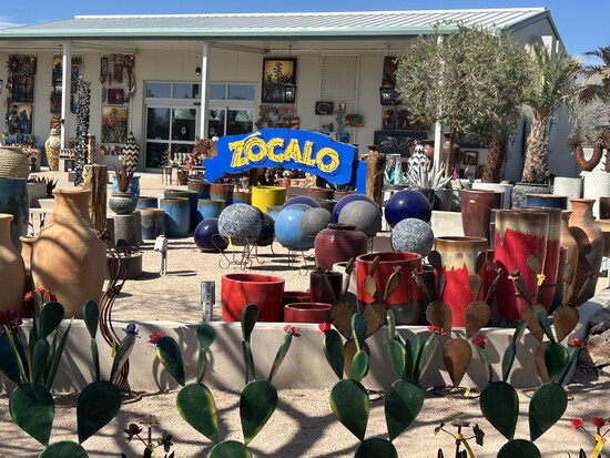 The new Zocalo building replaces three older buildings in the flood plain.