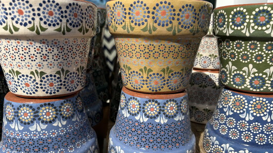 Delightful flower pots for any window sill!