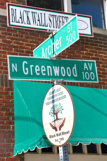 Once a thriving business community, Greenwood is working to reclaim its past glory. Photo by Bill Hermann.