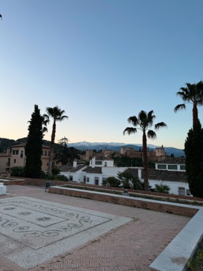 The Sunrise at Placeta Cristo de las Azucenas