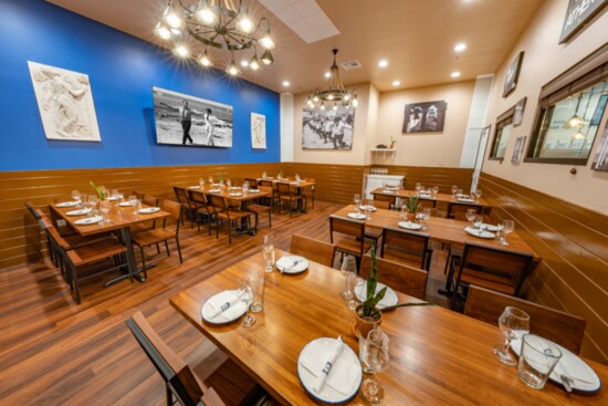 Meráki Greek Grill’s Blue Diamond location has its own private dining room