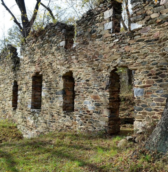 Potts-Neer Mill, burned in the Union raid of 1864 