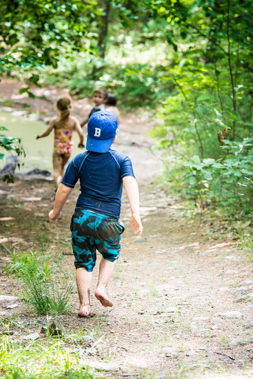 “Age-appropriate independence now equals safer children later," says TimberNook's Rebekah Highlander. Photo: TimberNook
