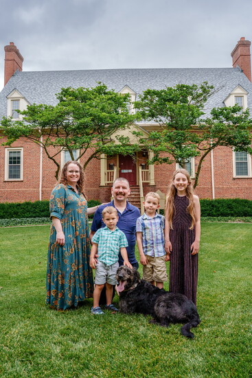 Julie Chambers and her family