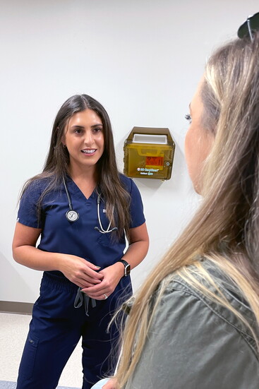 Karlie Calderon, PA-C (Physician Assistant-Certified) with the Williamson Health Center for Pelvic Health/Photo courtesy of Williamson Health 