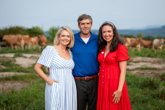 Siblings Francis Cruze Vineyard, Glenn Cruze, Colleen Cruze Bhatti. Photo: Shawn Poynter