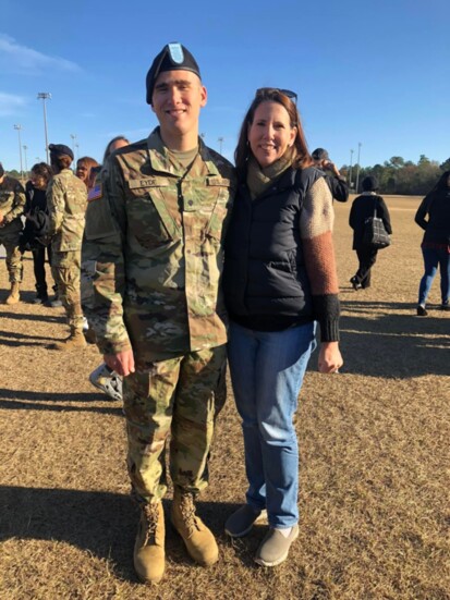 Christine Andert with her son, Christopher. Photo courtesy Christine Andert