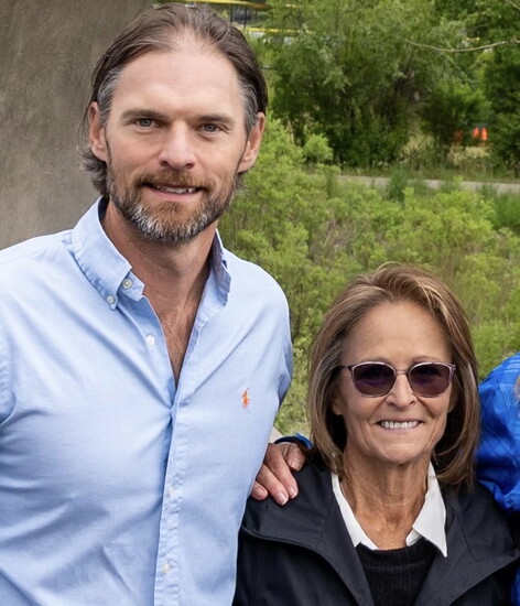 Sculptors Jason Dreweck and his mother, Teresa Hansen