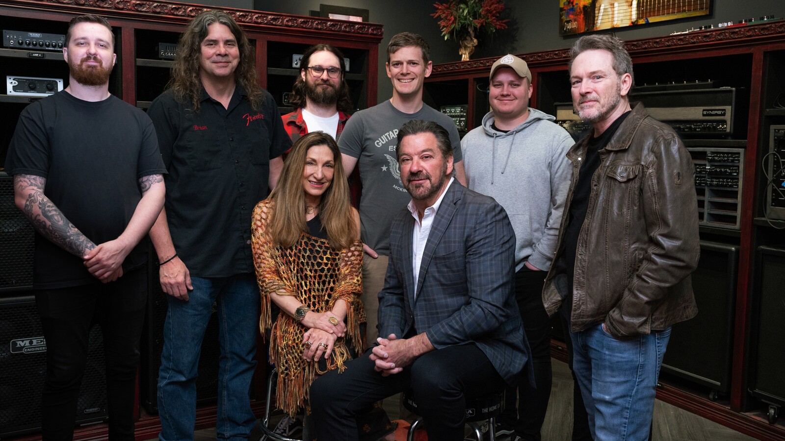 Guys, Guitars, George And First Lady Maylee