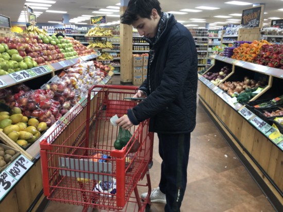 Will Matar shopping in Trader Joe's.