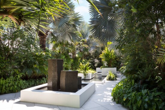 Unwind by the lush landscaped courtyard that serves as a verdant oasis