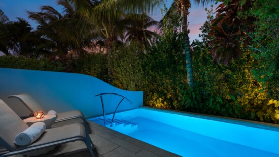 Luxurious, private heated pool awaits