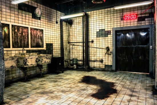 Guests will navigate through 13 rooms at The Official SAW Escape, including the infamous “SAW” bathroom