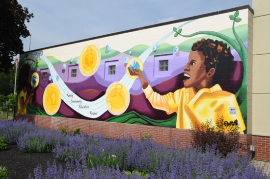 Inspiring the Future, designed by Jamie Schorsch, Booker T. Washington Community Center, 1140 S. Front Street
