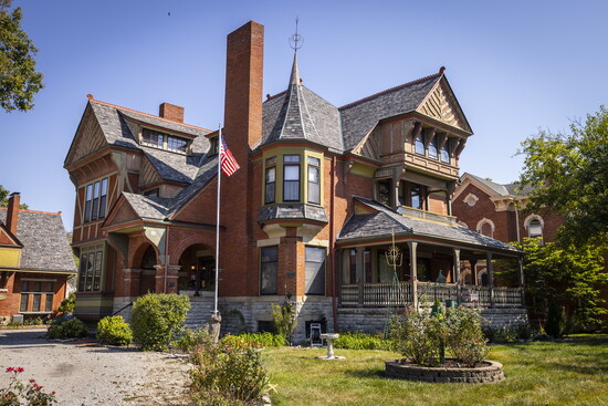Flex p 21 top This 1884 home at 610 Dayton Street is an example of half-timbered, Queen Anne architecture. 