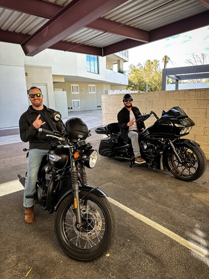 Ryan and Erik trying to be cool