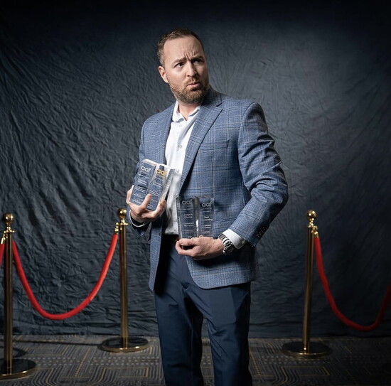 Ryan winning some American Advertising Awards (ADDYs)