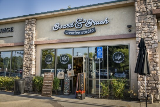 Board and Brush is a creative studio space that opened its Temecula location in 2023. 