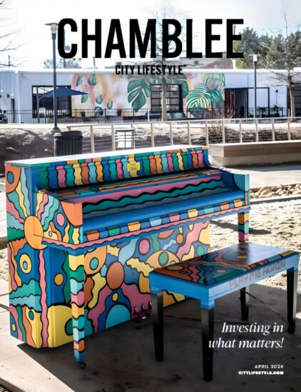 This piano along the rail trail across from Block and Drum represents the cool and quirky things you can now find in all corners of Chamblee!