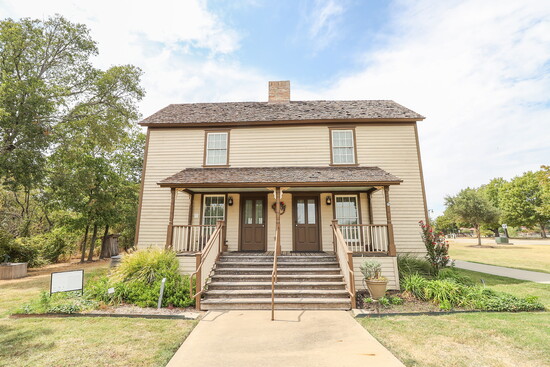 The Wetsel House, the oldest known structure still standing in Allen today. Image Courtesy of the City of Allen