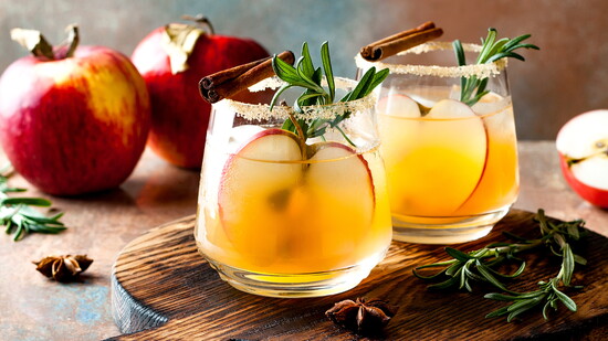 Spiced Apple Cider Cocktail & Mocktail