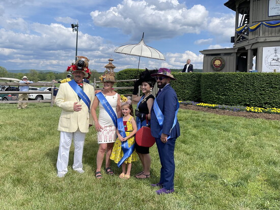 Winner of Hat Contest Photo courtesy Bendure Communications