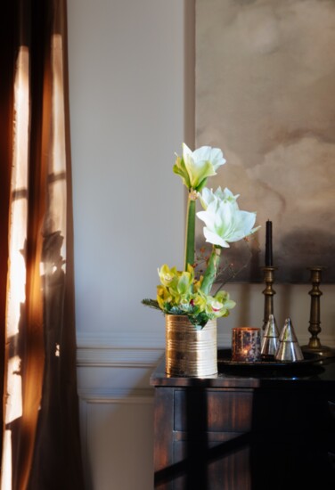 “There is nothing like cut amaryllis,” says Erick New of Garden District.
