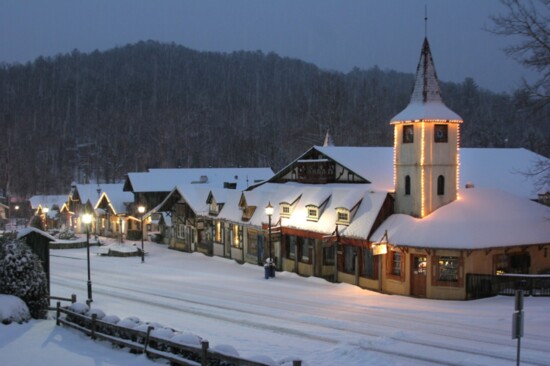 Alpine Helen in snowfall