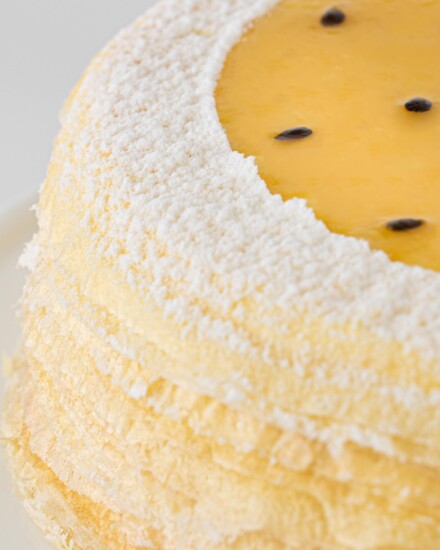 Passion Fruit Mille Crepes