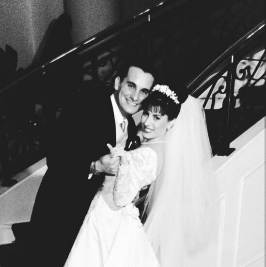 Joey and Cristina Maggiore on their wedding day