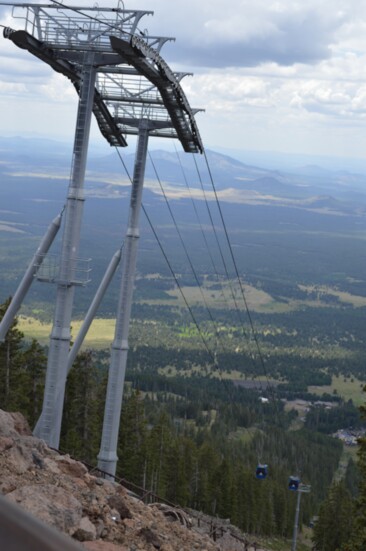 Snowbowl gondola ride.