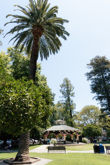 Healdsburg Plaza. Photo courtesy of Visit Healdsburg