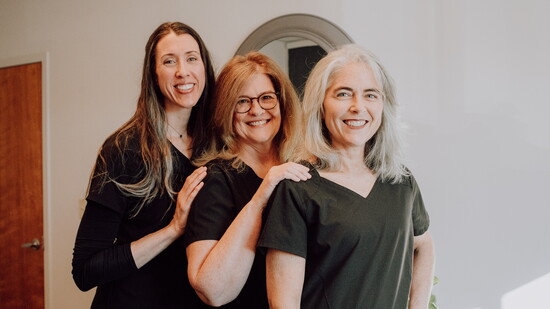 Holly Lange, Pat Vreeland, and Rebecca Place