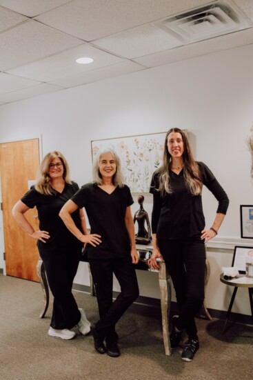 Pat Vreeland, Rebecca Place, and Holly Lange