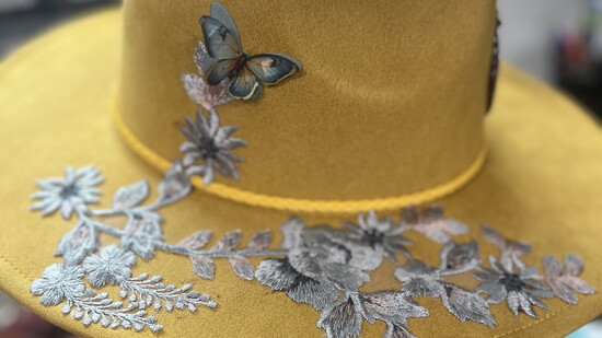 The first hat Janet ever created.