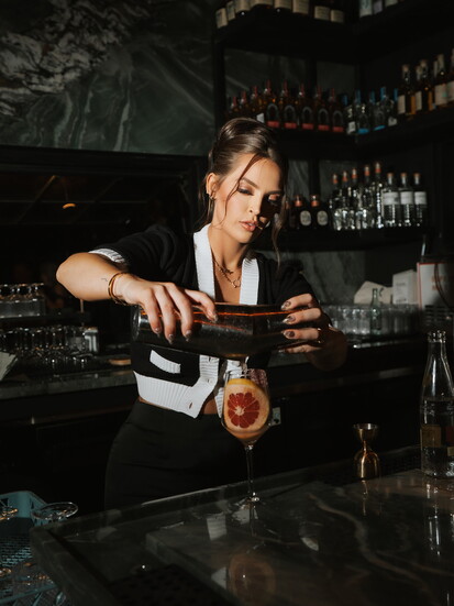 Morgan Hansen owner of Best Regards. Photo by Sergio Luviano