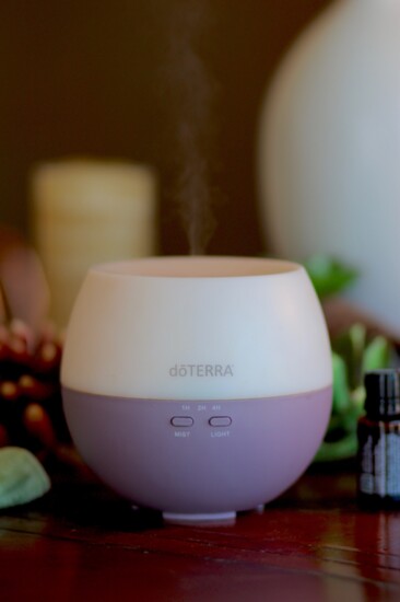 Diffuser with Peppermint Oil