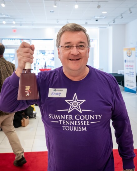 Sumner Tourism Director Barry Young is ready to ring a bell for his team.
