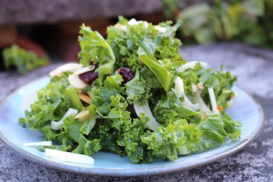 Kale salad at Aux Delices. (photo: Debra Ponzek)