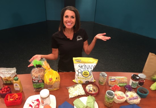 Jaime Parker, a health coach with the Wellness Council of Arizona, shares healthy lunch options from Basha's.