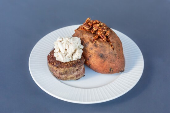 Sweet Potato and 8ox Filet 