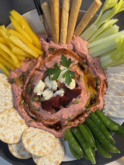 Pink Beet Hummus