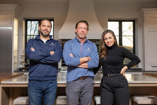 Melissa Arcudi with her brothers