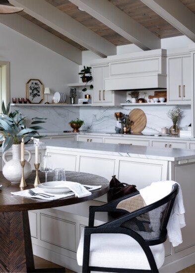 Cozy kitchens with spaces to dine are perfect for casual dinners and breakfast time