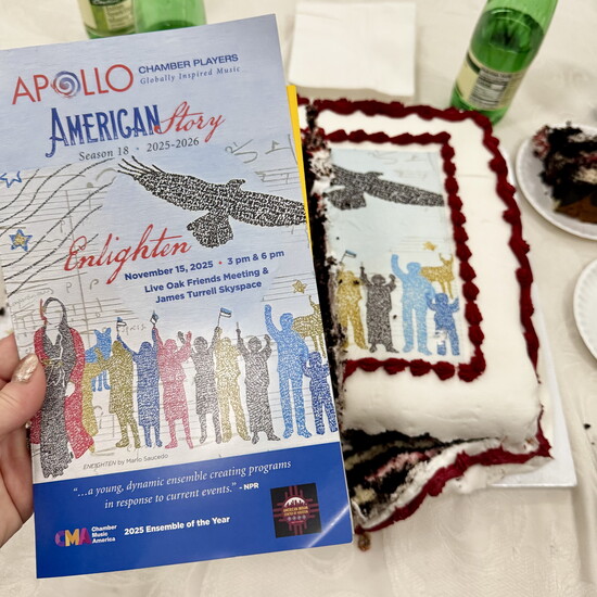 Marlo Saucedo illustrated the American Story concert season with five original works.