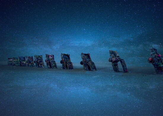 “Texas Stonehenge” by Dennis Chernov.