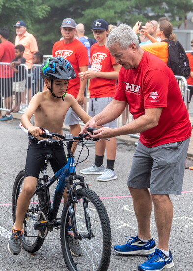 HEAT volunteers keep the Kids Triathlon running smoothly each year.